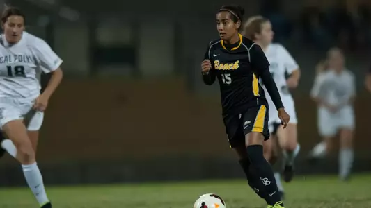 Mimi Rangel.  2014 Big West Conference Tournament, San Luis Obispo, Calif. (Photo by John Fajardo/LBSU)