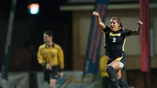 Vania Robles. 2014 Big West Conference Tournament, San Luis Obispo, Calif. (Photo by John Fajardo/LBSU)