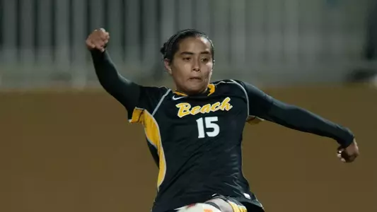 Mimi Rangel.  2014 Big West Conference Tournament, San Luis Obispo, Calif. (Photo by John Fajardo/LBSU)