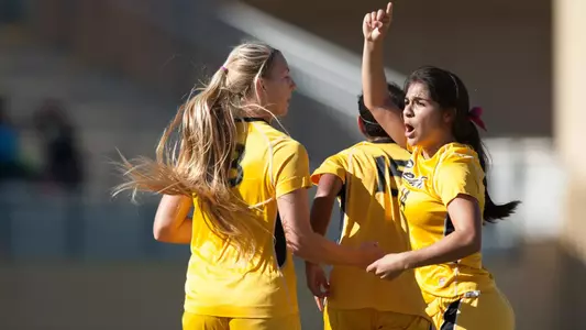 Freshman Ashley Gonzales scored her ninth goal of the season in the 28th minute of the Big West championship game.