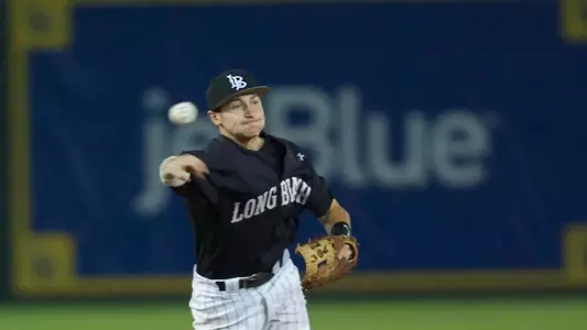 Garrett Hampson went 2-for-4 in his Dirtbag debut.