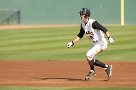 Senior Michael Hill went 2-for-4 with a pair of singles.