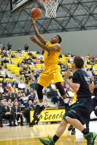 Caffey was one of three Big West players to earn NABC All-District honors.