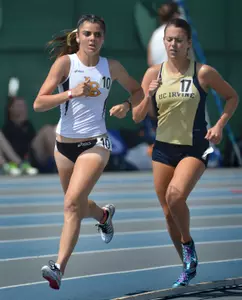 Senior Kylee Martin was the runner-up in the steeplechase with a lifetime-best 11:18.22.
