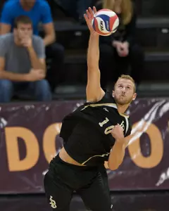 Senior Dalton Ammerman had 16 kills and 13 digs in a 3-1 win over No. 2 BYU on Friday.<br><i>(Photo by John Fajardo)</i>