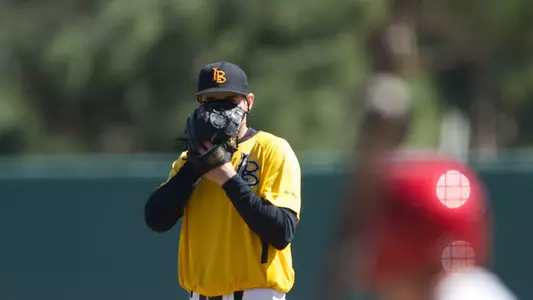 Andrew Rohrbach was solid through eight innings on the mound.