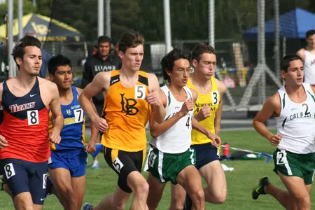 Chris Low was the runner-up in the 800m at the Mt. SAC Relays.