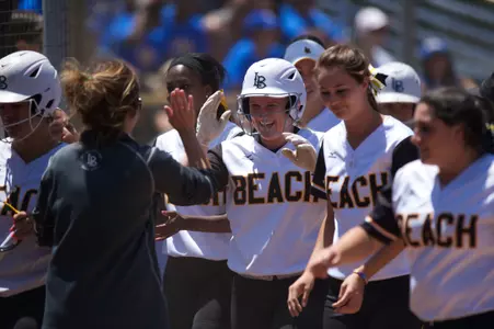 Lauren Lombardi's grand slam pulled Long Beach State out of a 6-0 hole in Saturday's championship game.