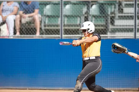 Karli Sandoval went 2-for-3 with a double against Notre Dame.