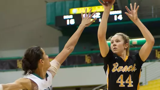 Lauren Spargo, who earned All-Big West honors last year, is one of three seniors who will be leading the LBSU women's basketball team in 2014-15.