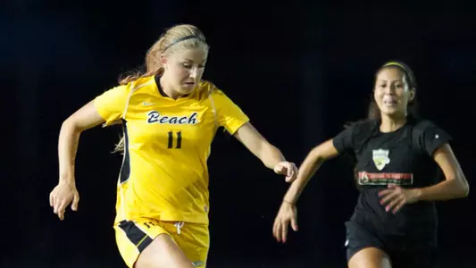 Long Beach State will face USC and No. 15 Georgetown at the season-opening USD Tournament this weekend.<br><i>(Photo by John Fajardo)</i>