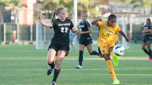 Sophomore Mimi Rangel had a game-high five attempts in the 49ers' season opener vs. USC.