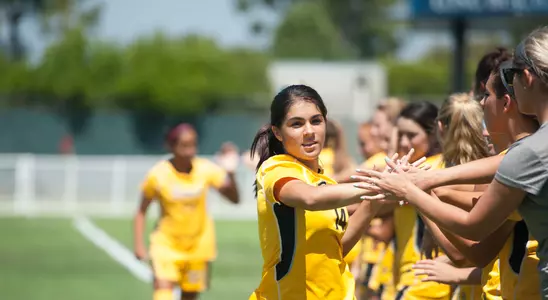 Freshman Ashley Gonzales leads The Beach on the season with four goals, three of which were set up by sophomore Mimi Rangel.<br><i>(Photo by John Fajardo)</i>