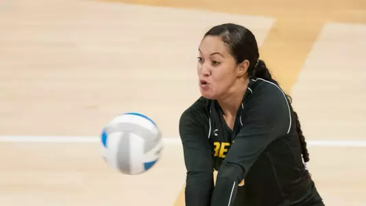 Jenelle Hudson had another double-double in the sweep.