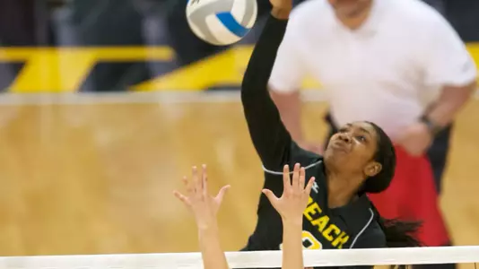 Joy Miley had a career-high 15 kills.