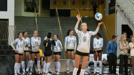 Bre Mackie has thrived at the net and behind the service line.