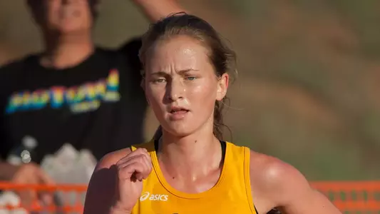 Sophomore Kathleen Dunne and the 49ers are set to run in the 41st annual Stanford Invitational on Saturday.  (Photos by Chuck Utash)