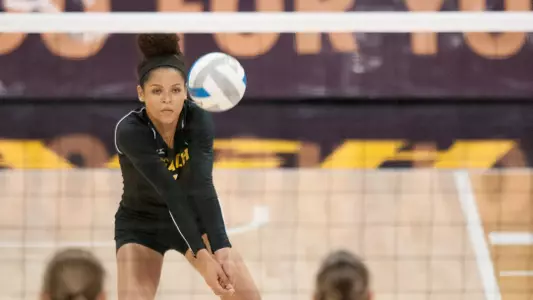 Back at libero, Jackson had a match-high of 24 digs.