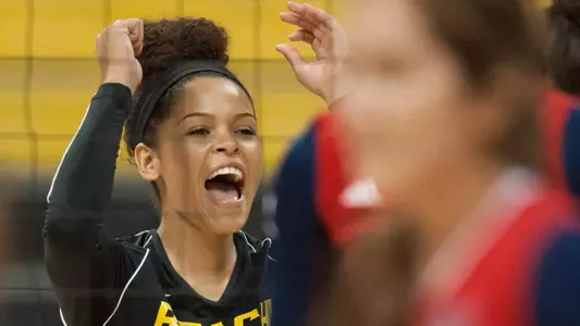 Jackson is the sixth player in school history to reach 1,200 digs.