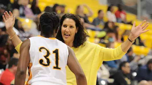 Head Coach Jody Wynn and Chantel Dooley