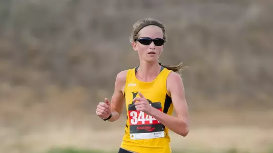 Junior Kathleen Dunne and 49ers travel to Riverside for the Highlander Invitational on Saturday morning.  (Photo by Chuck Utash)