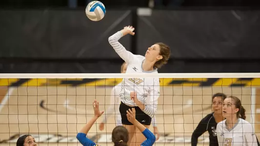 Senior Hayley Benson had 12 kills and no errors to help Long Beach State's cause in Thursday's win at UCI.