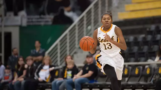 Junior Jewelyn Sawyer scored a career-high 20 points in a 74-54 win over San Diego State in the season opener on Friday.