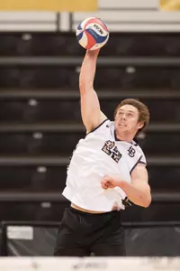 Senior Cody Martin had six kills, five digs and two aces in a fall scrimmage against Lewis.