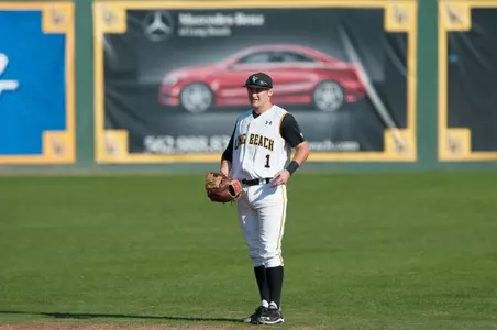 Garrett Hampson is back at short for his sophomore year.