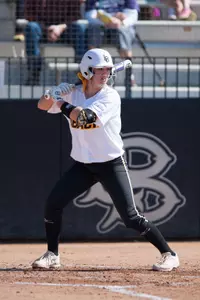 Julia Lombardi had four hits Saturday, including a triple and a double in the win over Syracuse.