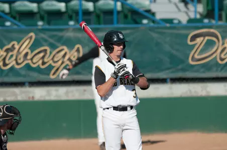 Eric Hutting had a pair of hits in the game.