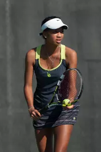 Maeva Razakasoa won in straight sets at No. 1.