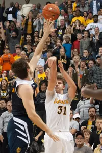 McKay LaSalle's third 3-pointer of the game gave Long Beach State a 55-54 lead with 9.2 to play.
