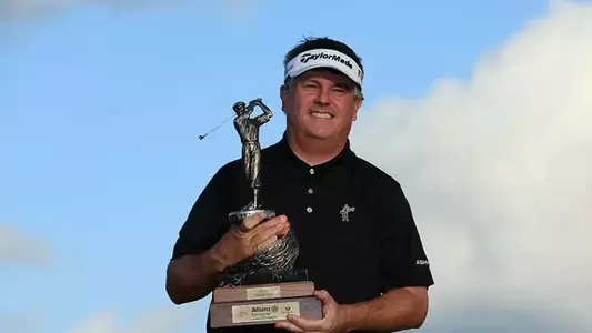 Former 49er Paul Goydos captured the Champions Tour's Allianz Championship. (Photo by Michael Cohen/Getty Images)