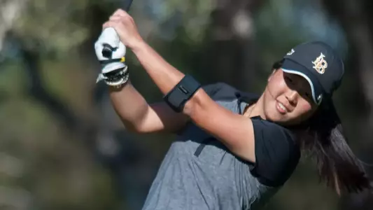 Senior Chaewon Park and the 49ers travel to Tucson for the Arizona Wildcat Invitational.  (Photo by John Fajardo/LBSU)