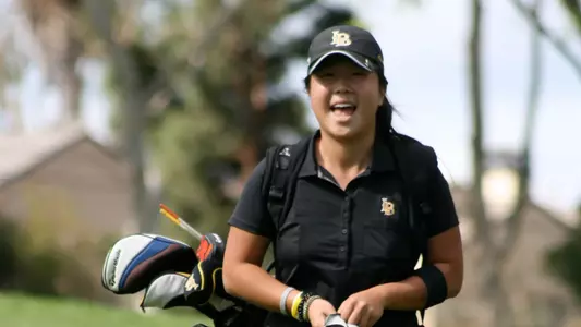 Senior Chaewon Park was the top player for the 49ers at the Arizona Wildcat Invitational.  (Photo by Cameron Fujimoto/LBSU)