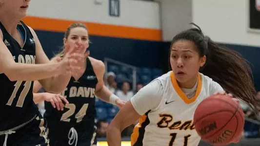 Senior Hallie Meneses finished with 24 points and five assists at San Diego.