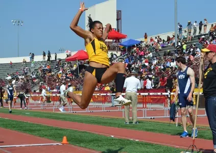 Taylor Jackson is ranked ninth in the country in the long jump and will be competing in the long jump at UCLA on Tuesday