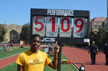 Senior Ryan Sanders was named the Big West Men's Field Athlete of the Week after winning the triple jump at the USC Invite with a lifetime-best 51-09.25.