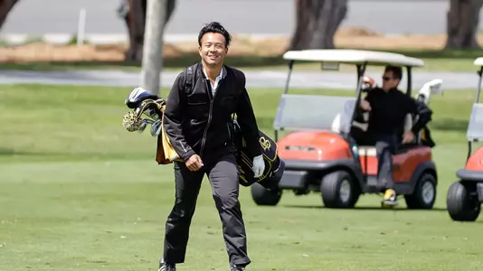 Senior Kevin Techakanokboon is tied for fifth after day one at the Big West Conference Championship.