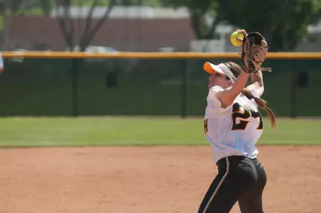 Christina Clermont allowed one hit over the first eight innings pitched Friday.