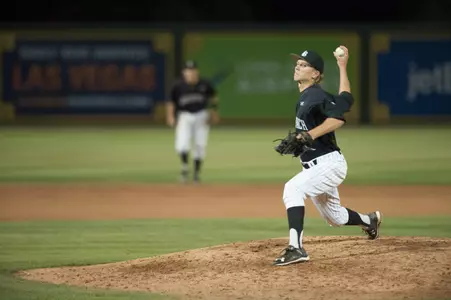 Tanner Brown threw his first complete game shutout.