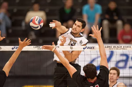 Taylor Gregory was a third-team <i>Volleyball Magazine</i> All-America selection.<Br><i>(Photo by John Fajardo)</i>