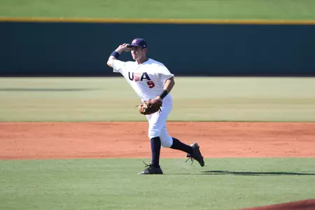 Garrett Hampson with Team USA