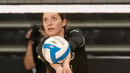 Libero Mykah Wilson made 58 digs in her first three matches with the 49ers.