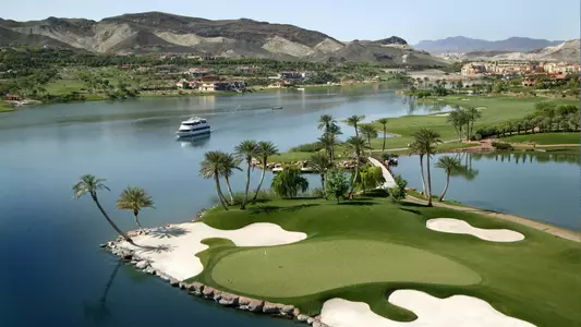 Reflection Bay Golf Club in Henderson, Nev. will serve as host site for the LMU Invitational. (Photo courtesy of Reflection Bay Golf Club)