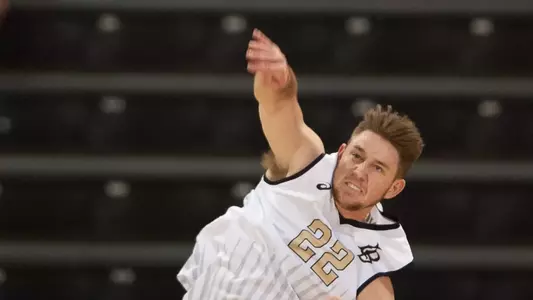 Senior Cody Martin had a match-high 14 kills in a 3-0 exhibition win at the University of Alberta.