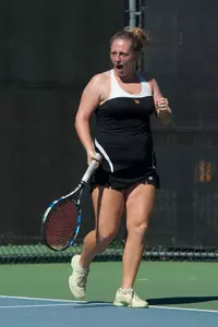 After helping the Beach claim the doubles point, Ebba Unden survived a long three-set match in singles to go 2-0 on Saturday.