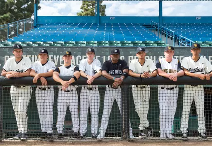 Long Beach State welcomes in a talented signing class for the 2017-18 school year. Pictured above (L-R): Johnny Kuhn, Jr., Adam Seminaris, Chris Jimenez, Trace Eldridge, Leonard "LJ" Jones, Karlos Morales, Jake Lopez, and Alex Verdugo. Photos by Andrew Fischer.