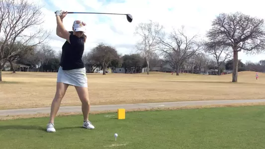 Senior All-American candidate Kassidy Teare is tied for seventh place going into Monday's final round at the All There August Challenge.